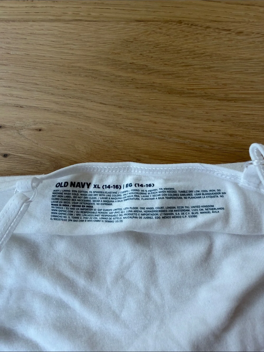 Old Navy Seamless Cami Bras - White & Light Heather Gray (2-Pack)